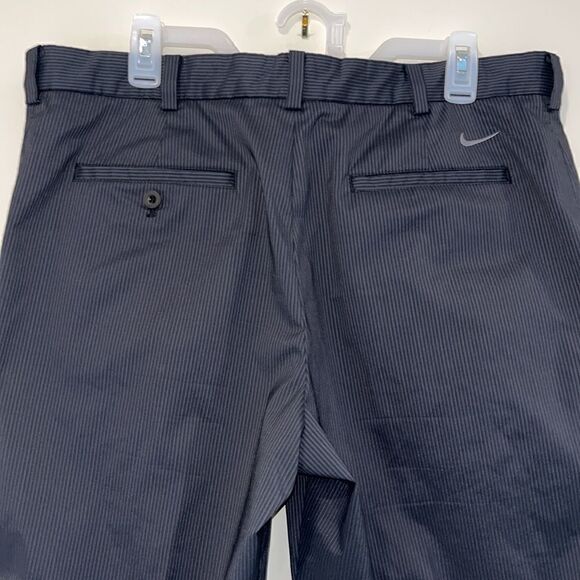 Nike Golf Dri Fit Pants Gray Striped Men's Size 36 x 32 - Picture 5 of 8